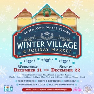 downtown white plains winter village