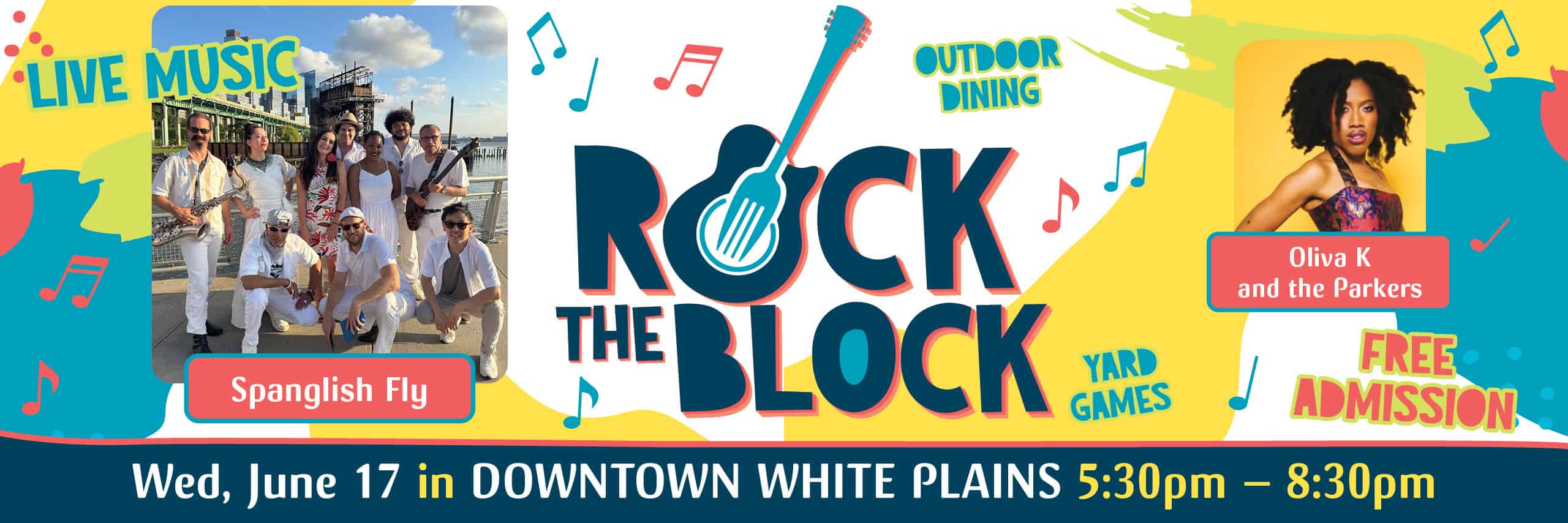 Downtown White Plains Rock the Block June 17, 2026