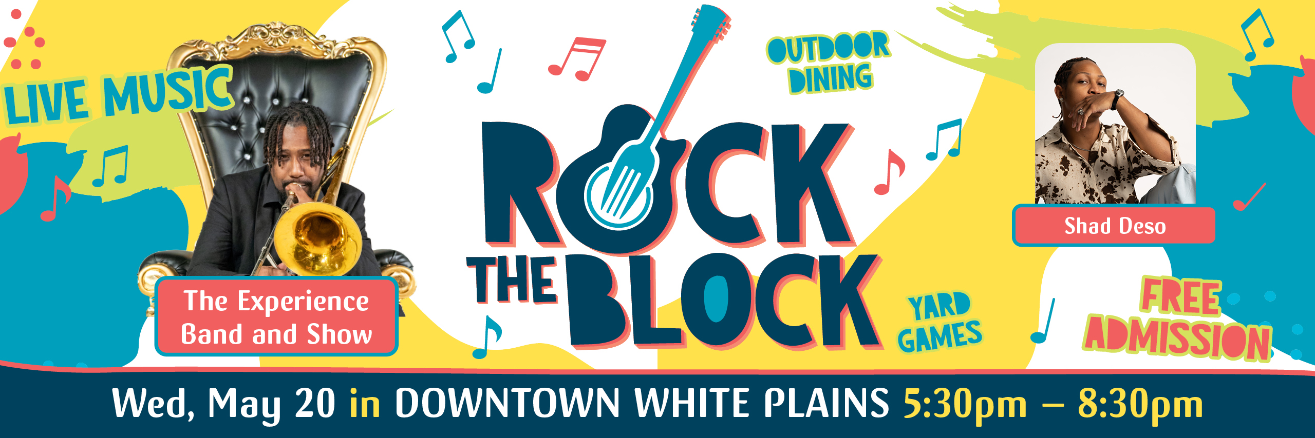 Downtown White Plains Rock the Block May 20, 2026